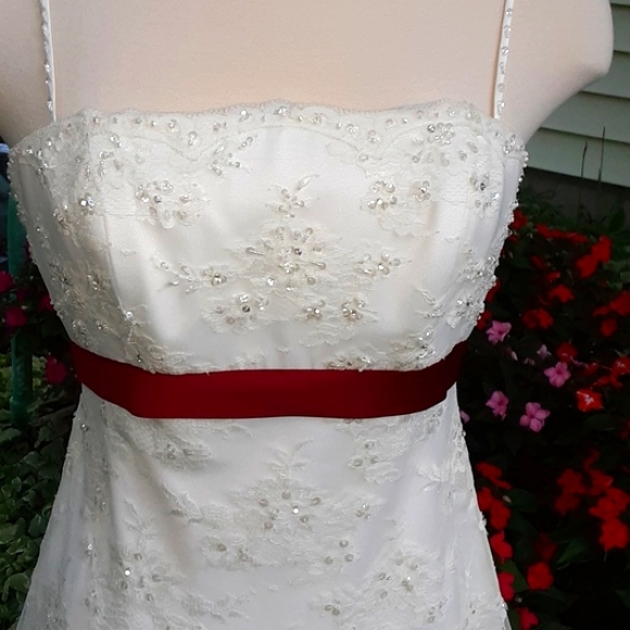 FINAL lvg 9/15 Designer Gown Tea Length wedding quinceanera ball formal - Picture 3 of 16